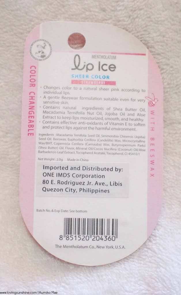 REVIEW Lip Ice Limited Edition lip balm (get your personalized pink